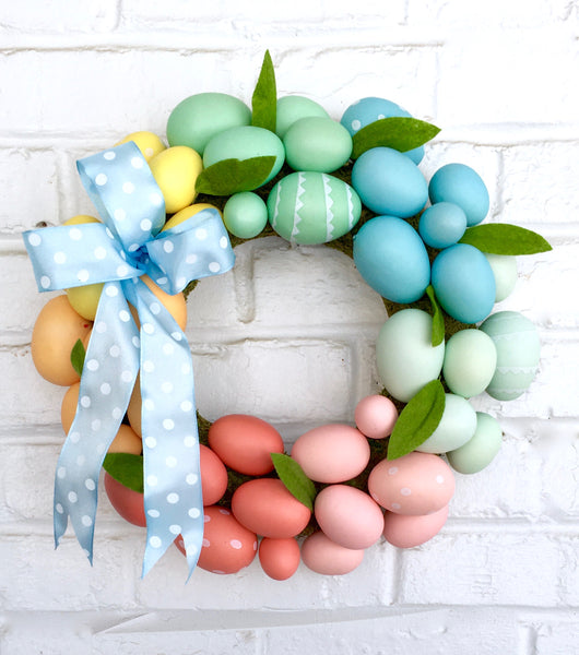 Colorful Easter Egg Wreath