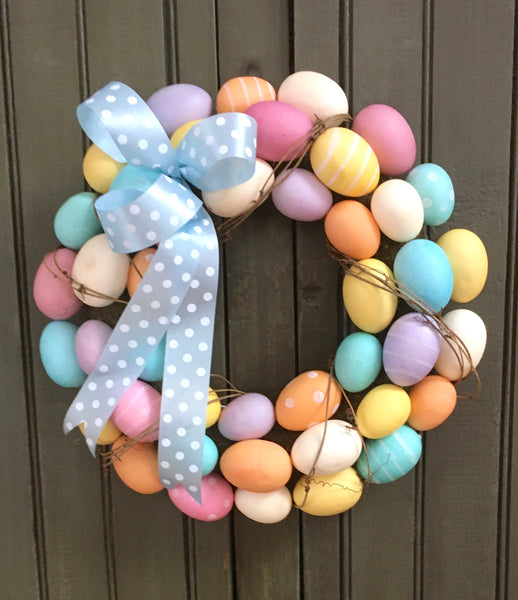 Colorful Easter Egg Wreath
