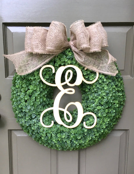 Large Monogram Wreath