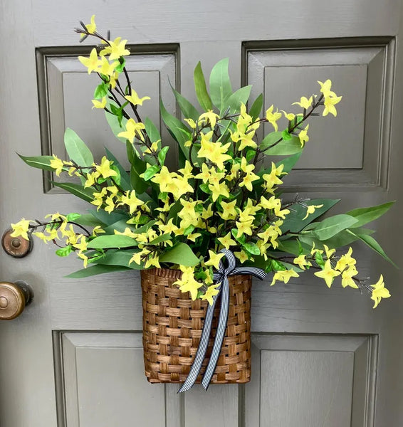 Forsythia Door Basket