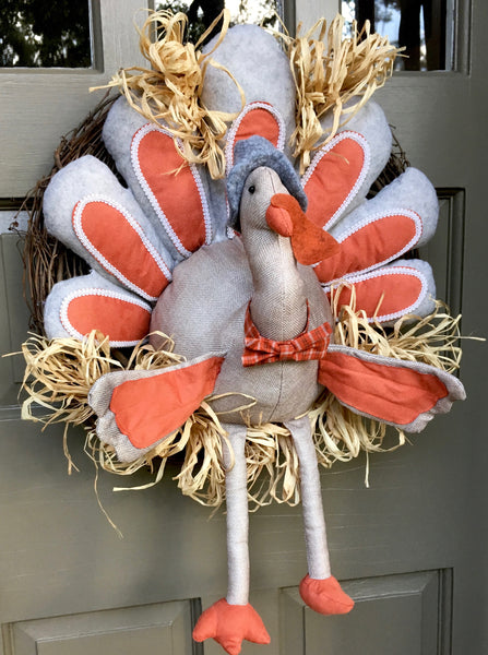 Happy Turkey Day Wreath