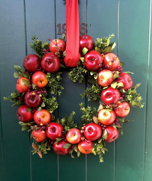 Festive Apple Wreath