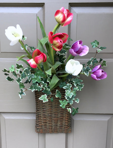 Artful Tulip Door Basket