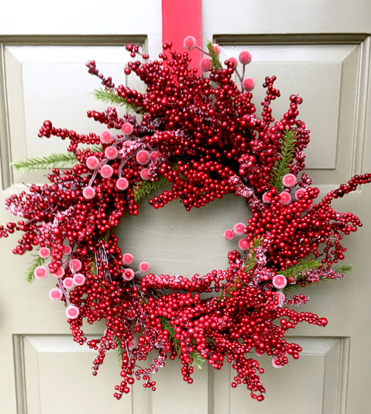 Very Red Berry Wreath