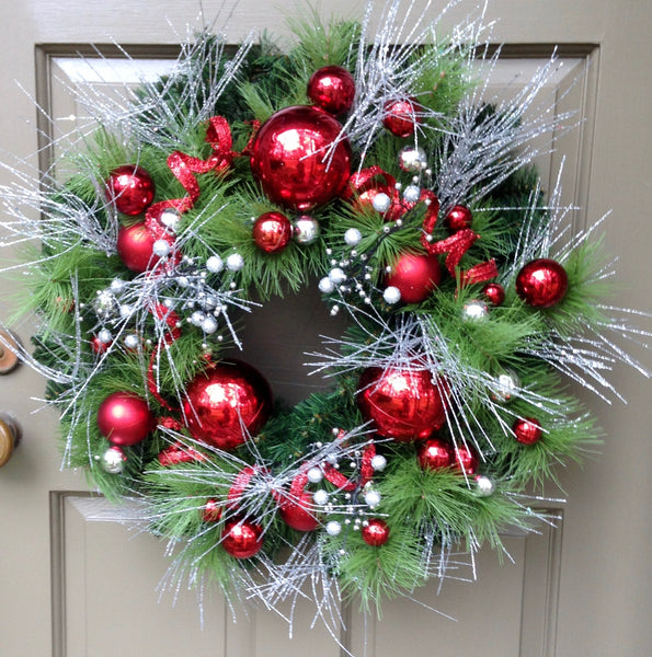 Glittering Holiday Wreath