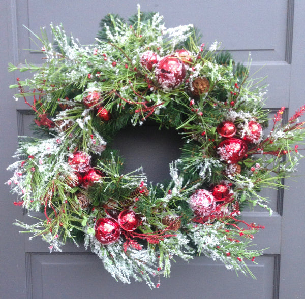 Snowy Jingle Bell Wreath