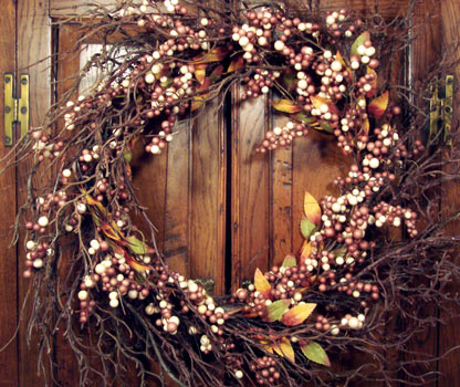 Brown Berry Twig Wreath