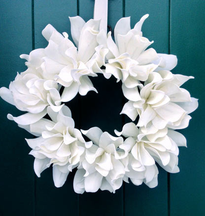 White Blossom Wreath