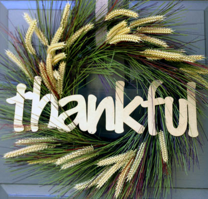 Thanksgiving Wheat Wreath